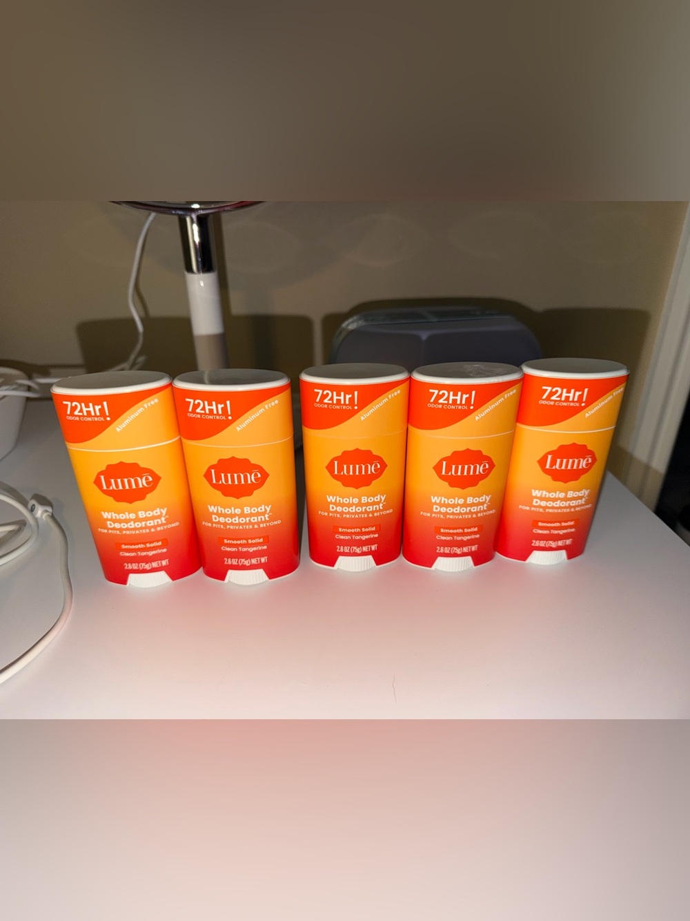 Lume Whole Body Deodorant Pits, Privates, Body Smooth Solid 2.6oz Stick